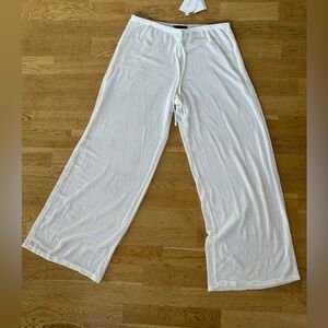Jordan Taylor White swim coverup pants - Women’s M